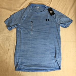 Blue Under Armour Athletic Shirt Size Small